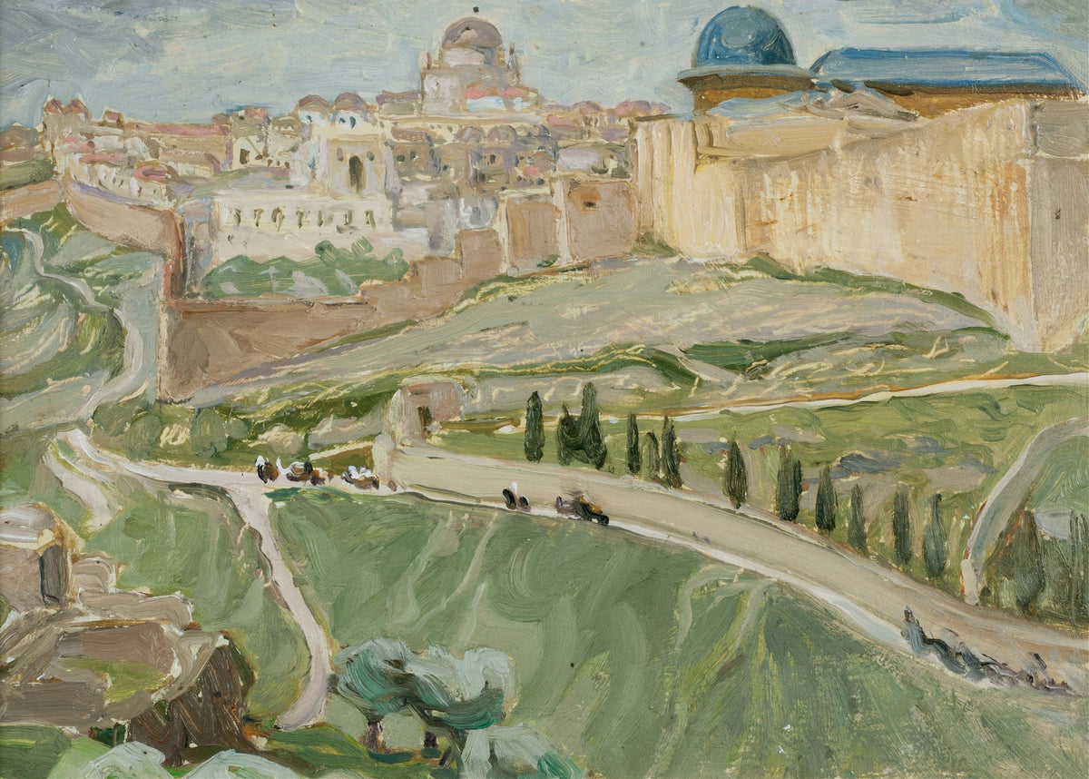 By Jerusalem. by Anna Boberg