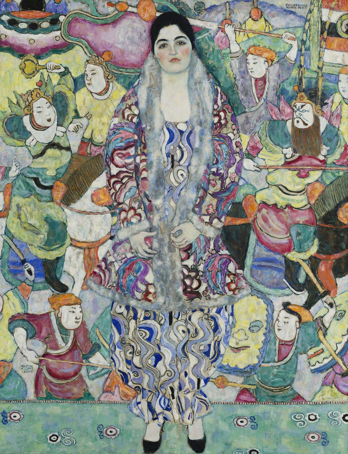 Portrait of Friederike Maria Beer by Gustav Klimt