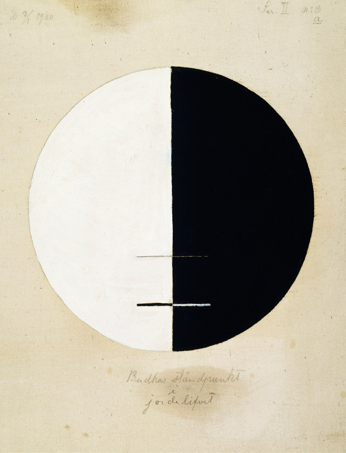 Buddhas Standpoint in the Earthly Life No. 3 by Hilma af Klint