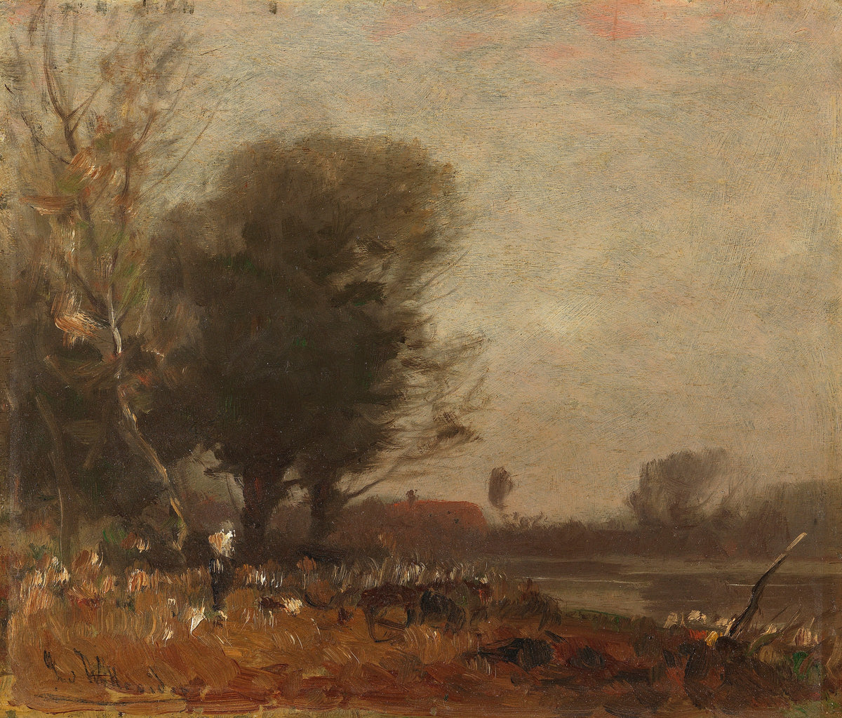 Herbstlandschaft by Ludwig Willroider