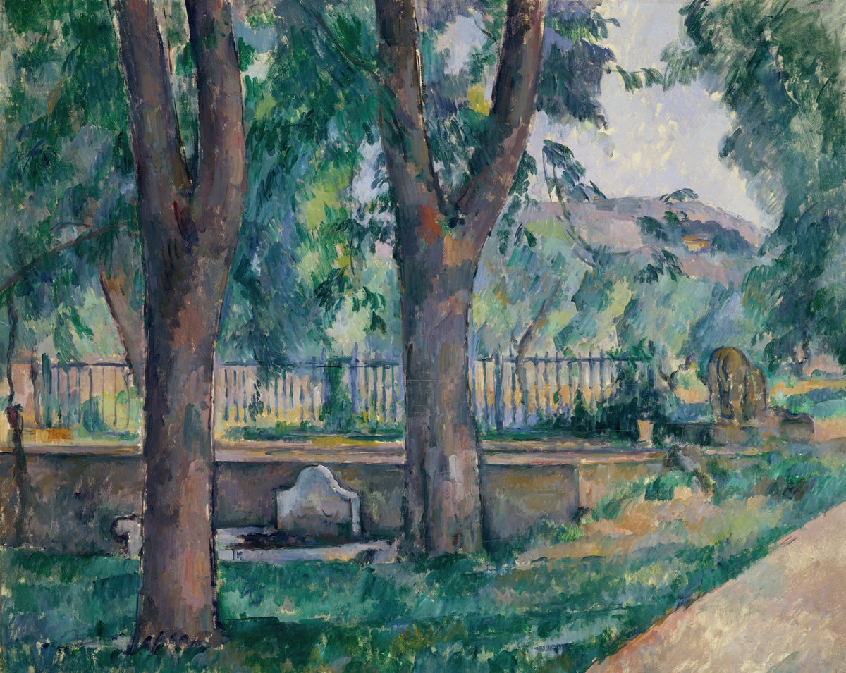 The Pool at Jas de Bouffan by Paul Cézanne