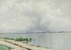 Reflected Reeds by Alfred Thompson Bricher