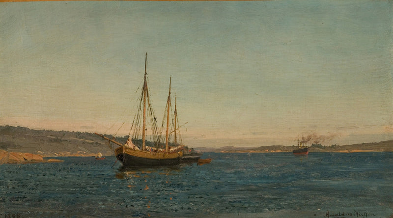 Svenske fiskere, Hvaler by Amaldus Nielsen