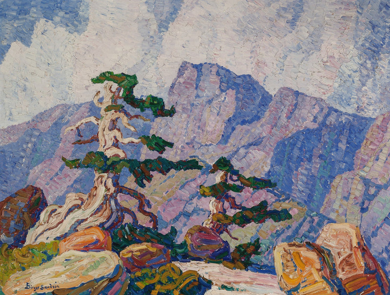 Near the Timberline, Rocky Mountains, Colorado by Birger Sandzén