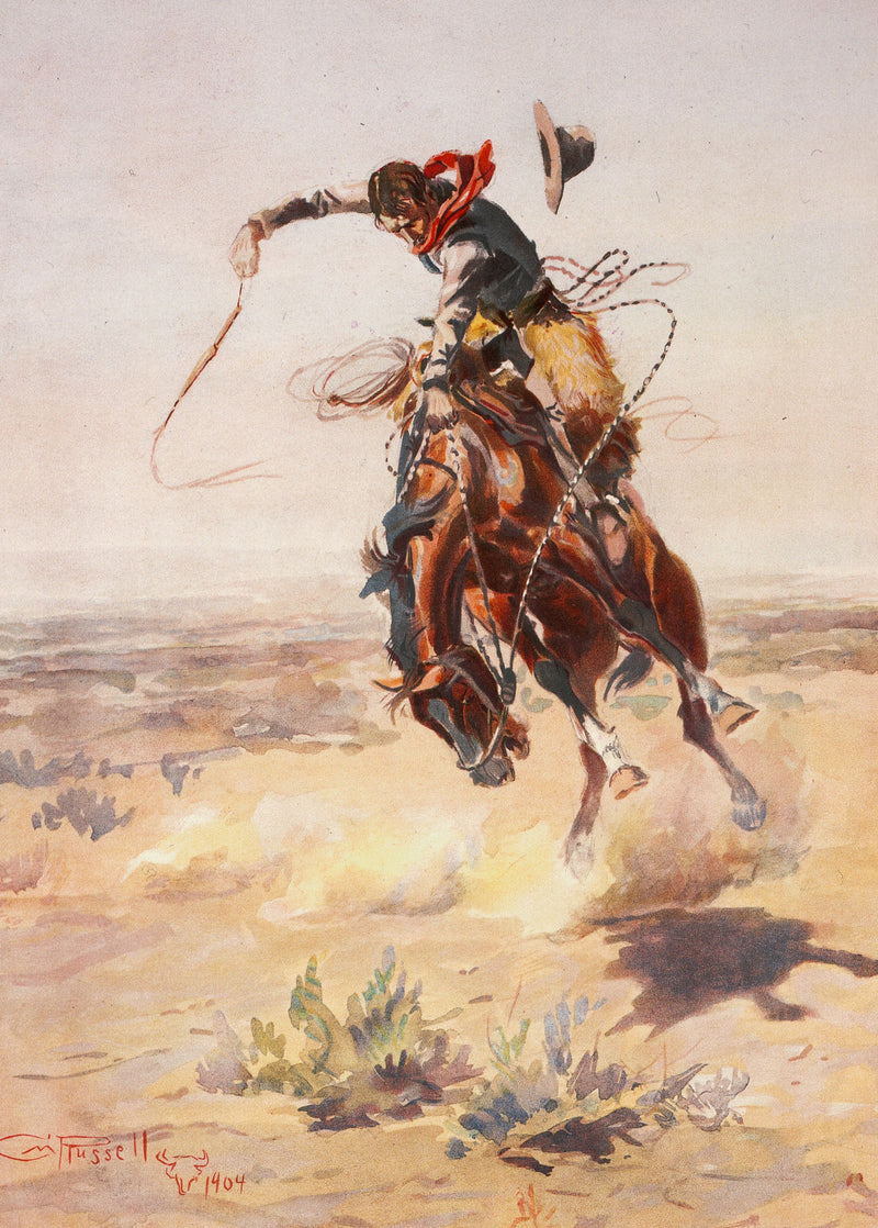 A bad hoss by Charles Marion Russell