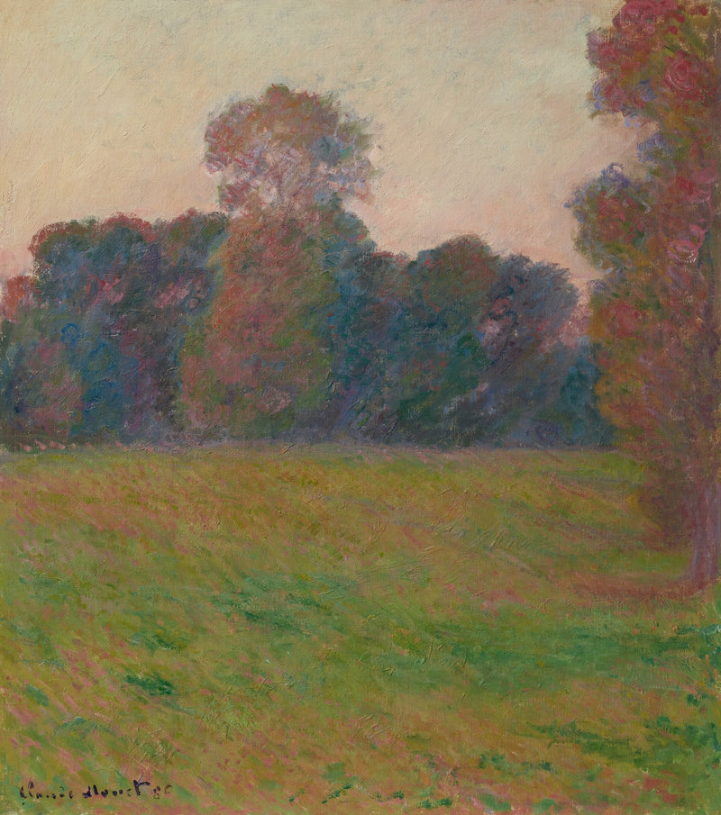 Prairie à Giverny by Claude Monet