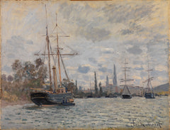 The Seine near Rouen by Claude Monet