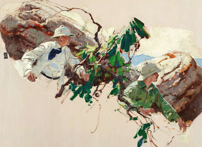 Garden of Peril by Dean Cornwell