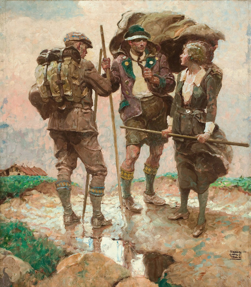 The Bridge by Dean Cornwell