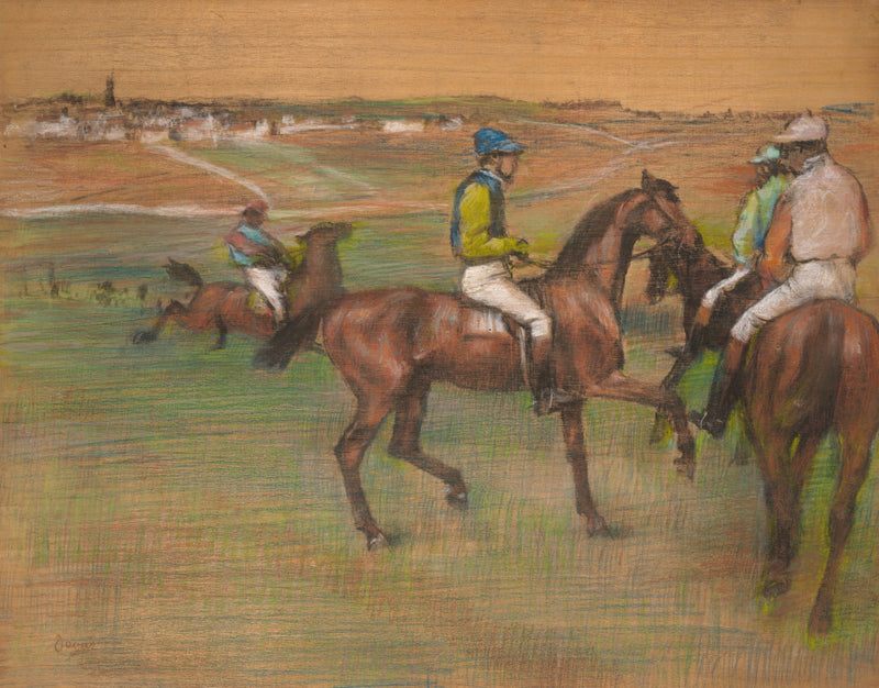 Race Horses by Edgar Degas