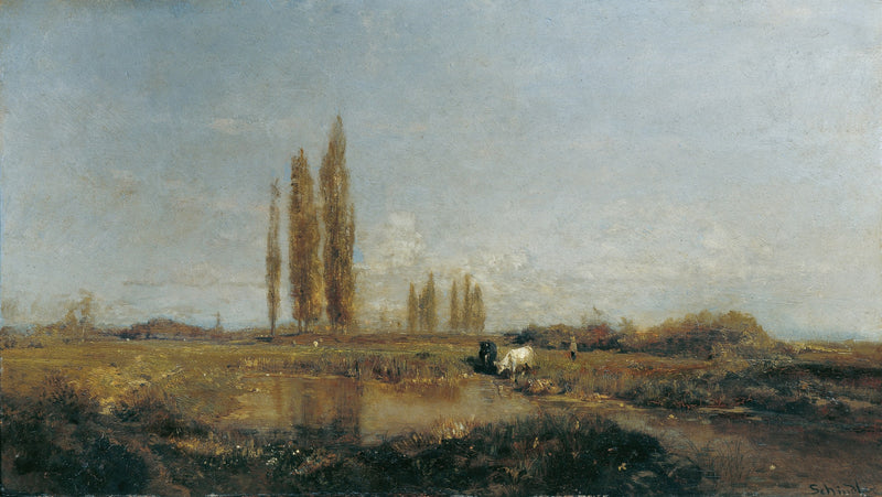 An der Thaya bei Lundenburg by Emil Jakob Schindler