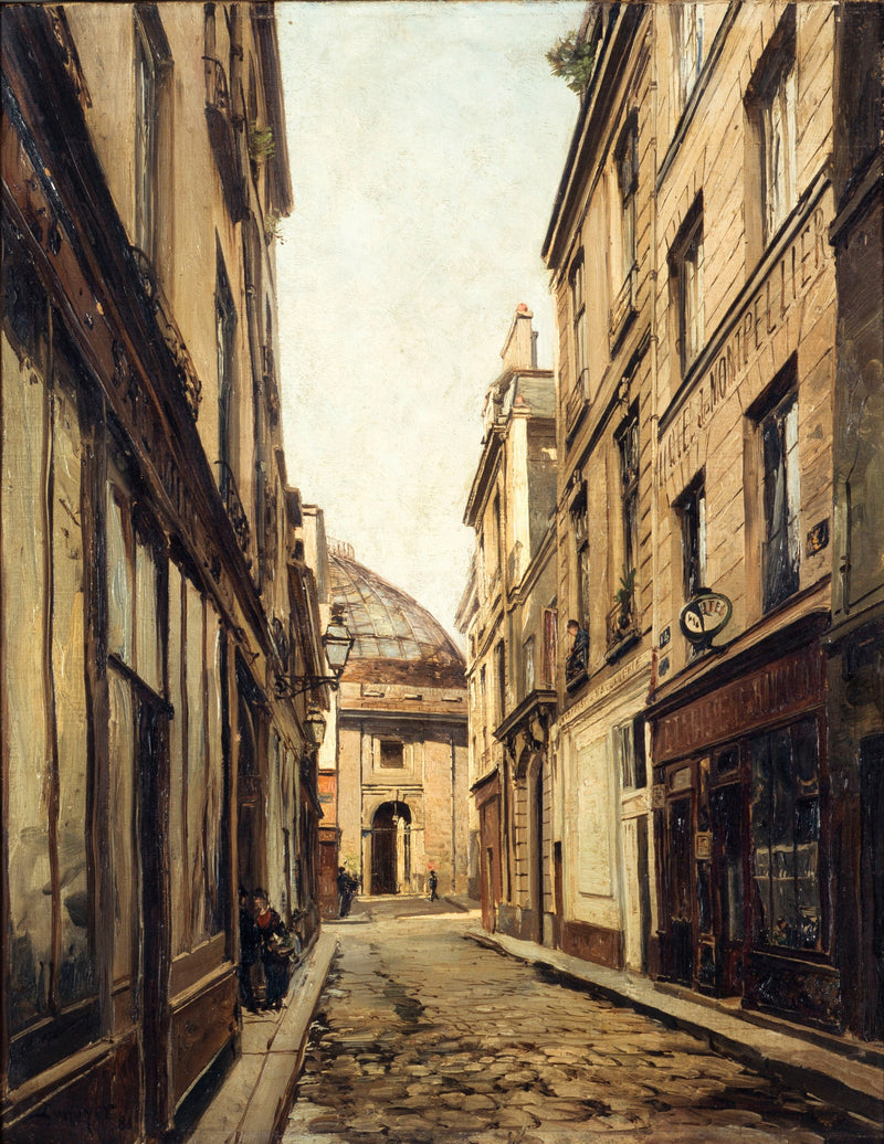 La Rue Sauval by Emmanuel Lansyer