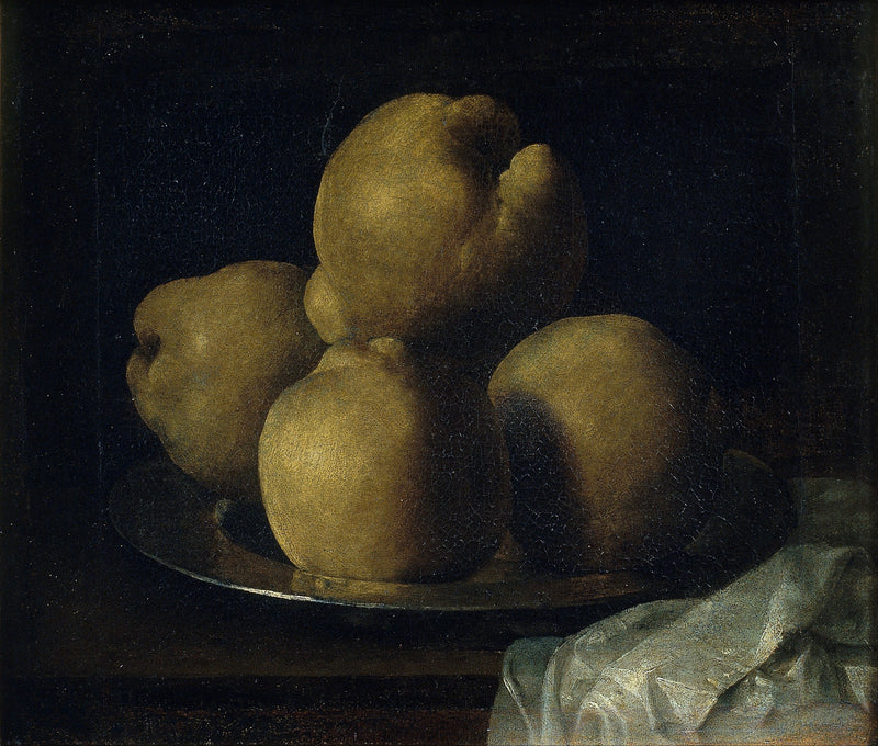 Still Life With Dish Of Quince by Francisco de Zurbarán