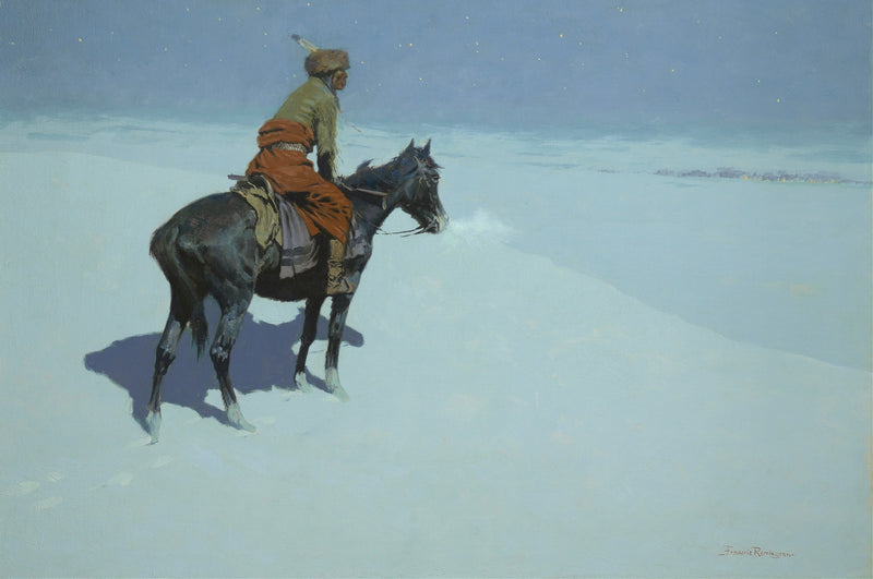 Friends or Foes? (The Scout) by Frederic Remington