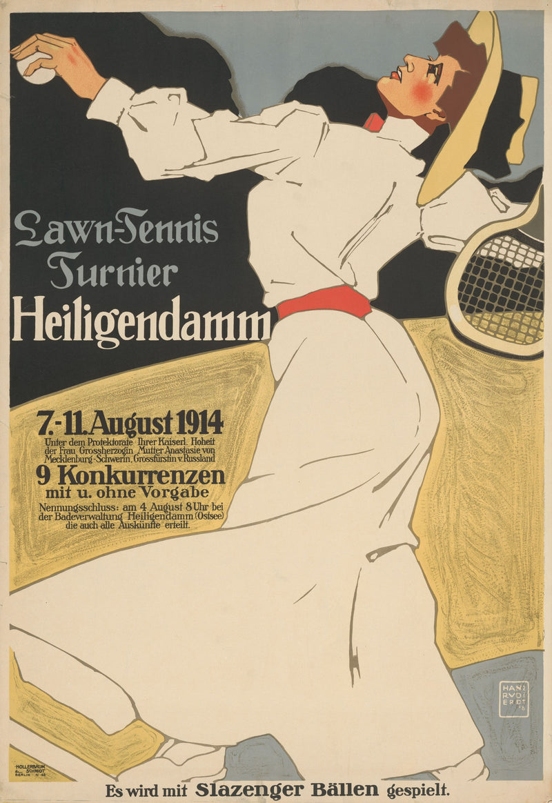 Lawn-Tennis Turnier Heiligendamm by Hans Rudi Erdt