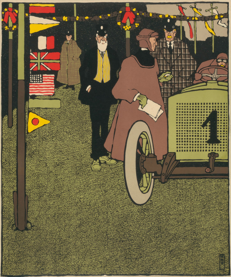 Sport im Bild (Wagenrennen) by Hans Rudi Erdt