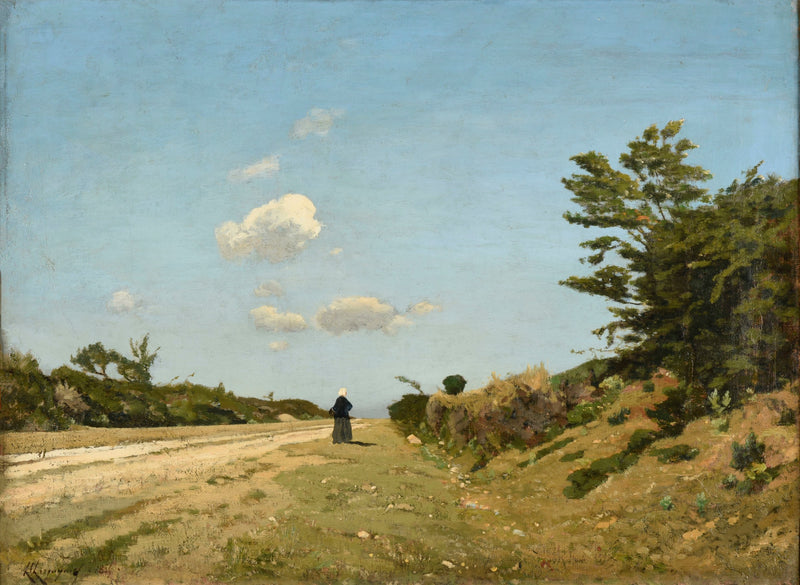 De Saint-Privé à Bléneau. Souvenir de l’Yonne by Henri-Joseph Harpignies