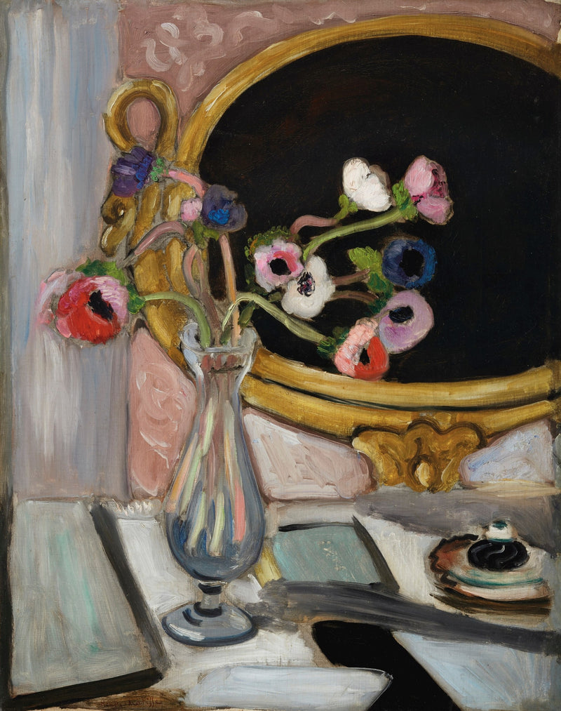 Anémones au miroir noir by Henri Matisse