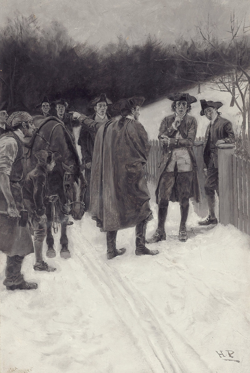 Paul Revere Bringing News to Sullivan by Howard Pyle