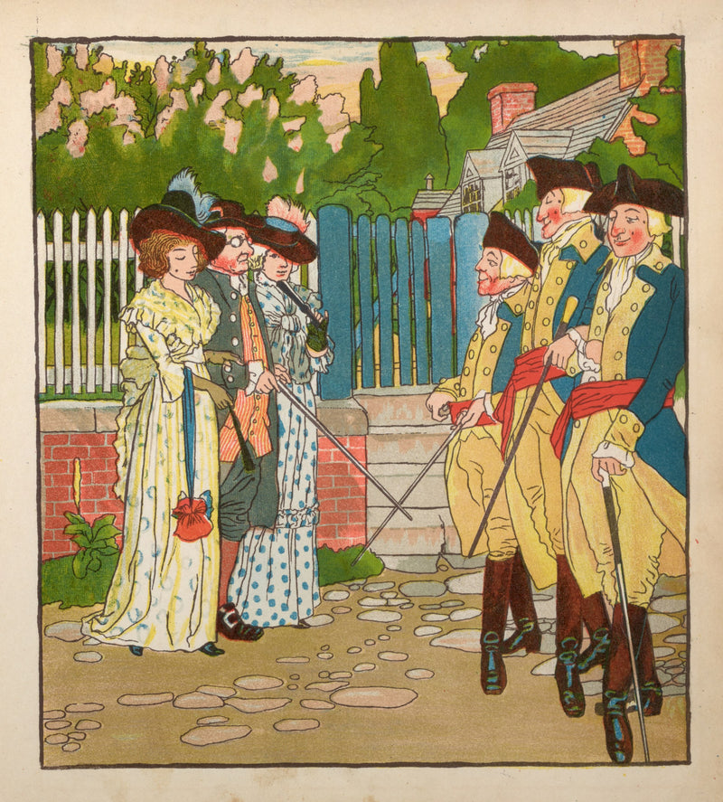 Yankee Doodle: An old friend in a new dress Pl.6 by Howard Pyle