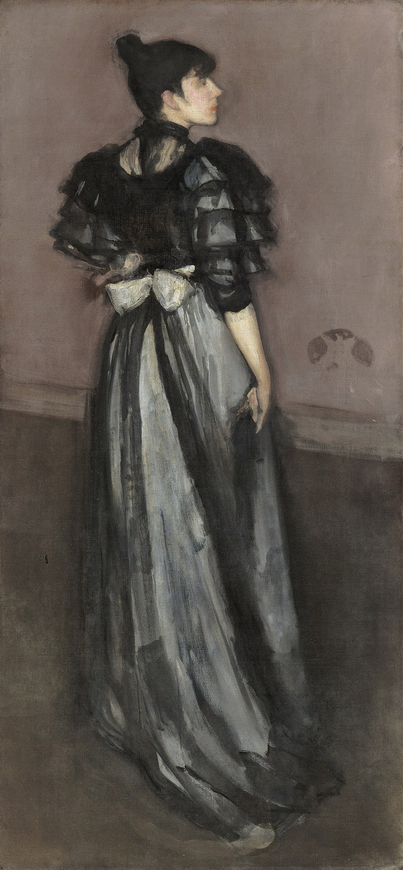 Mother of Pearl and Silver – The Andalusian by James Abbott McNeill Whistler