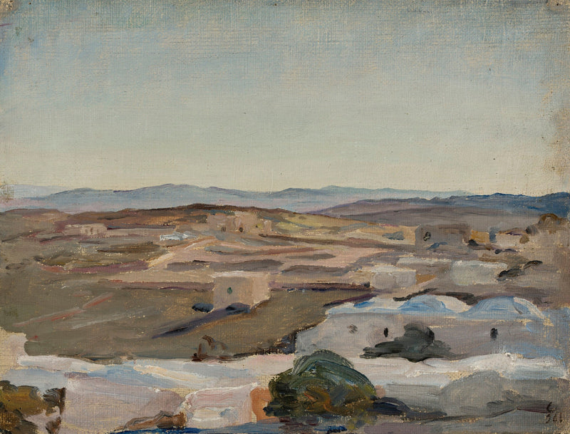 Ramallah near Jerusalem. From the journey to Palestine by Jan Ciągliński
