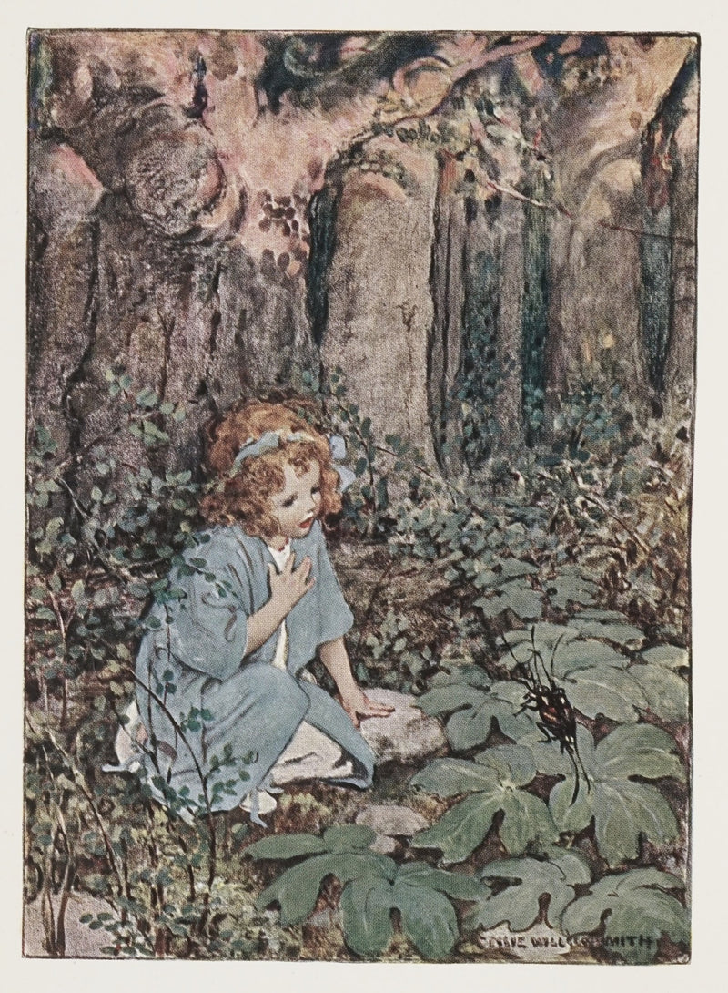 Bugs and wings and other things – frontispiece by Jessie Willcox Smith