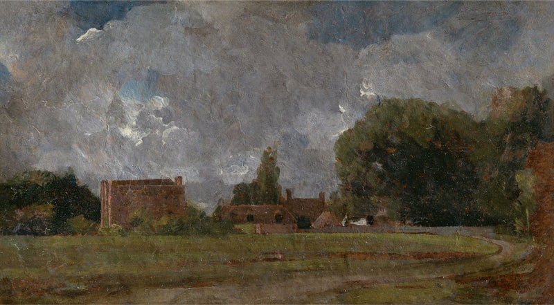 Golding Constable’s House, East Bergholt; the Artist’s birthplace by John Constable