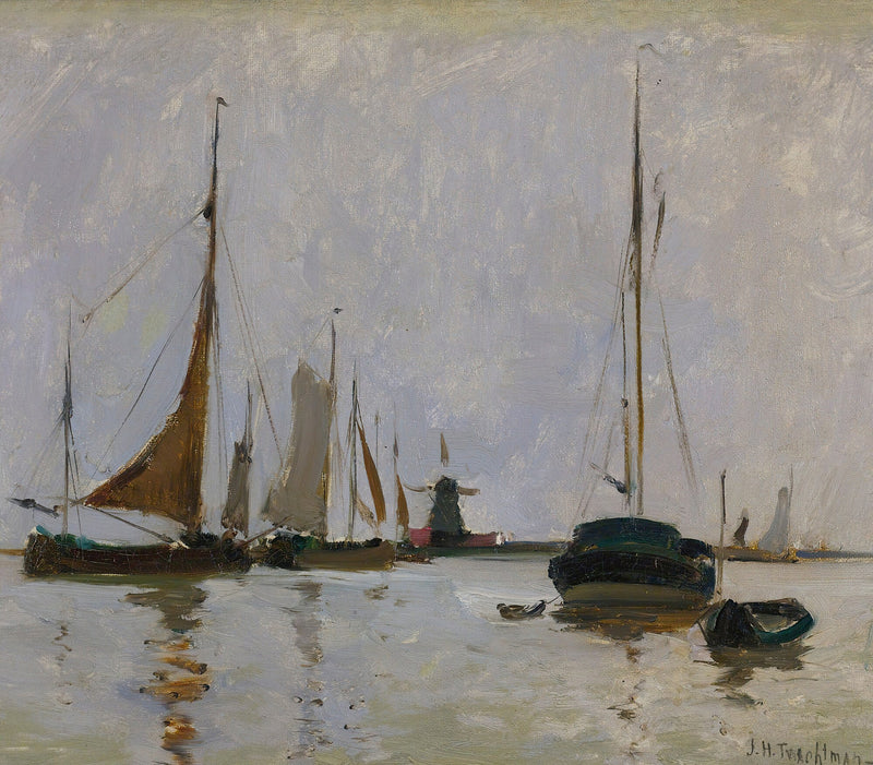 Quiet Harbor, Holland by John Henry Twachtman