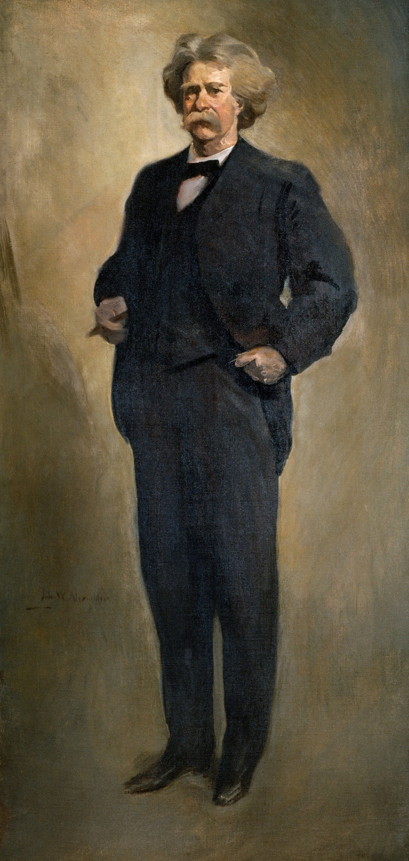 Portrait of Samuel L. Clemens (Mark Twain) by John White Alexander