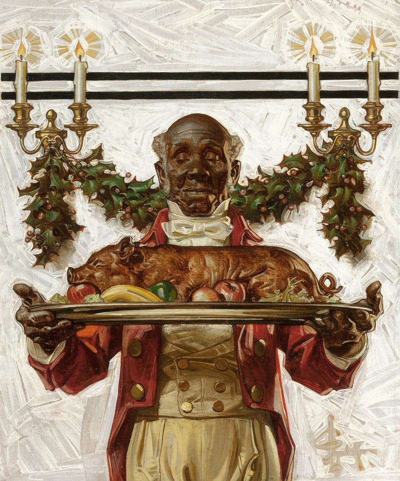 Christmas Dinner by Joseph Christian Leyendecker