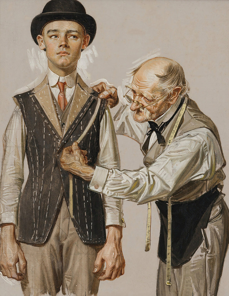 Fitted for a Suit by Joseph Christian Leyendecker