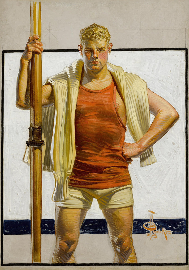 The Oarsman by Joseph Christian Leyendecker