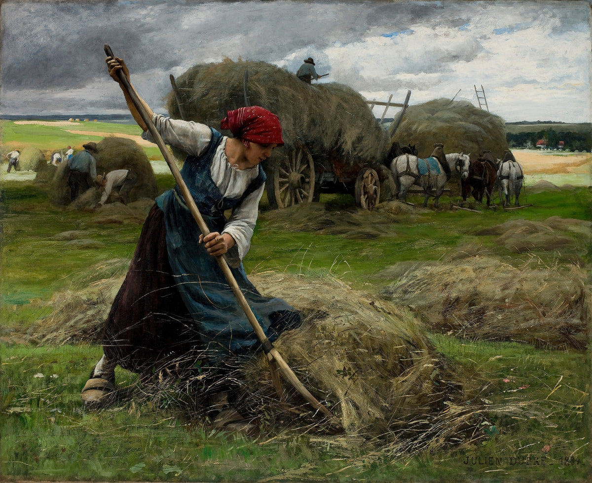 Haying Scene by Julien Dupré