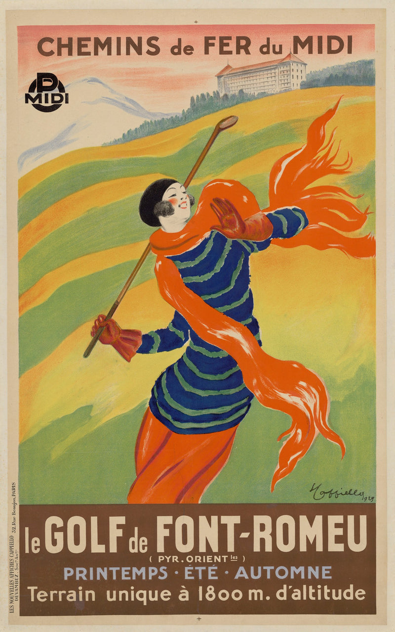 Le golf de Font-Romeu by Leonetto Cappiello
