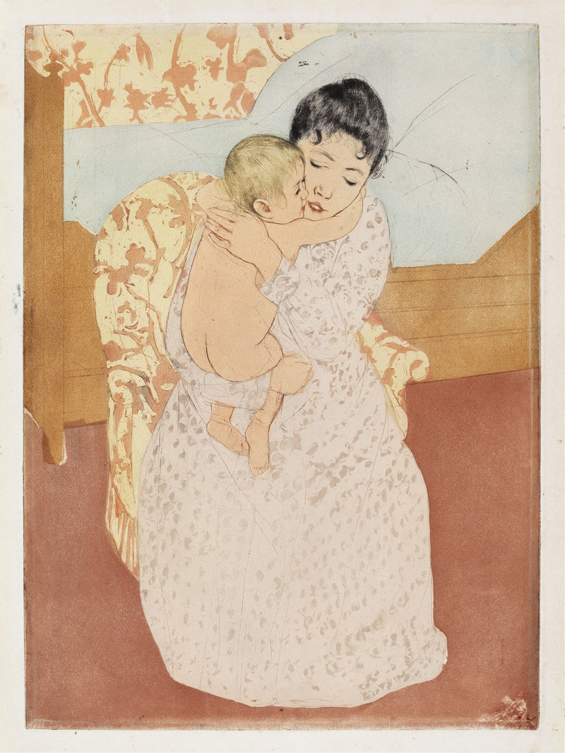 Maternal Caress by Mary Cassatt