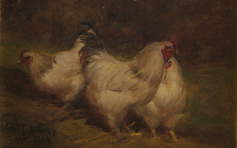 Three Chickens by Paul E. Harney