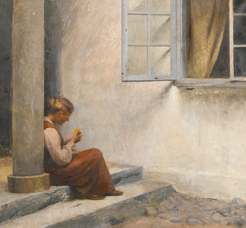 On The Porch, Liselund by Peter Ilsted