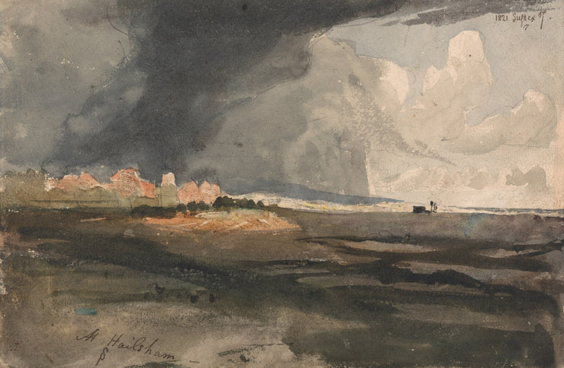 At Hailsham, Sussex; a Storm Approaching by Samuel Palmer