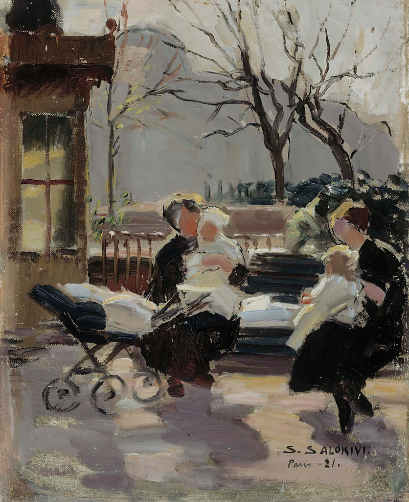 Park In Paris by Santeri Salokivi