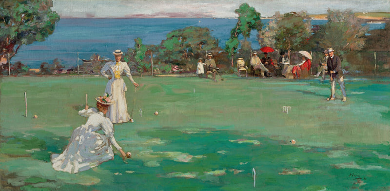 The Croquet Party by Sir John Lavery