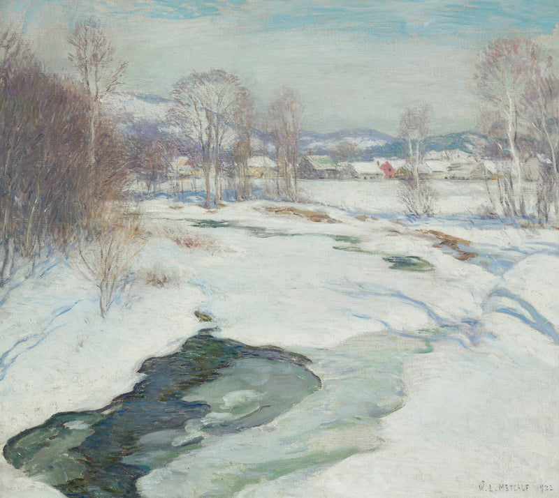 Icebound Brook by Willard Leroy Metcalf