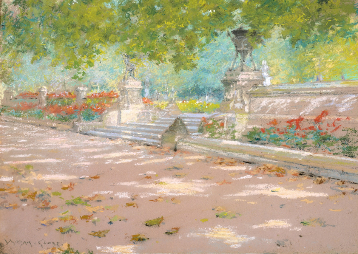 Terrace, Prospect Park by William Merritt Chase