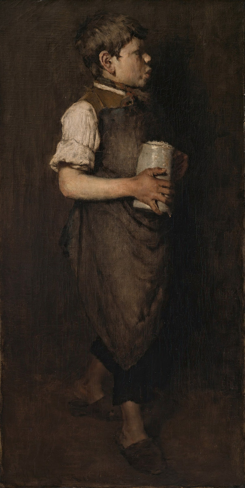 The Whistling Boy by William Merritt Chase