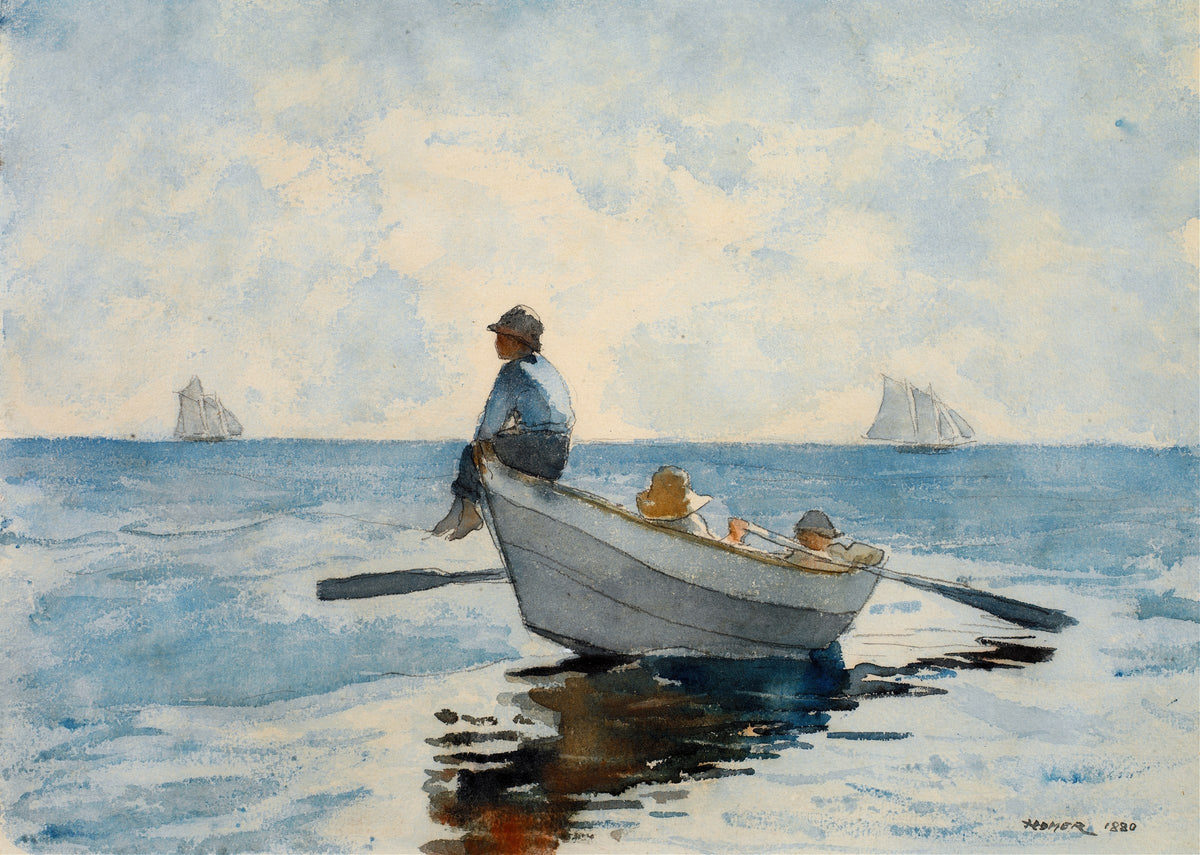 Boys in a Dory by Winslow Homer